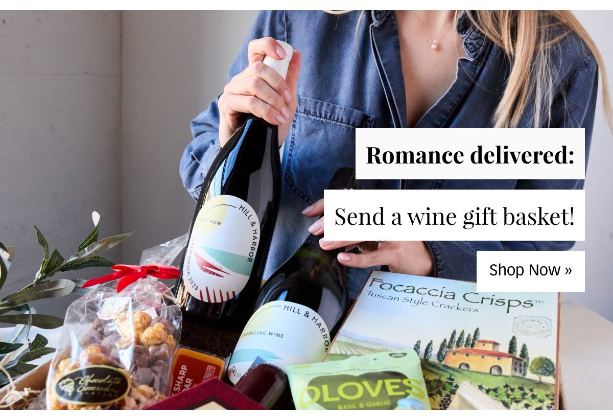 Shop Wine Gift Baskets »