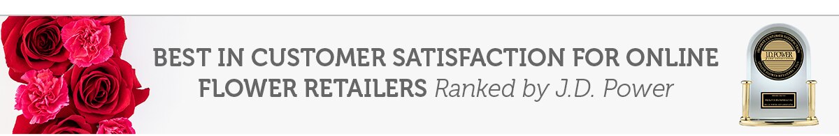 Best in customer satisfaction for online flower retailers- ranked by J.D. Power