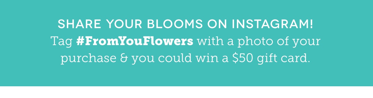 Tag #FromYouFlowers on Instagram »