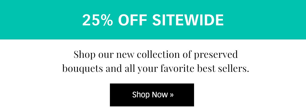 25% off Sitewide! Shop »